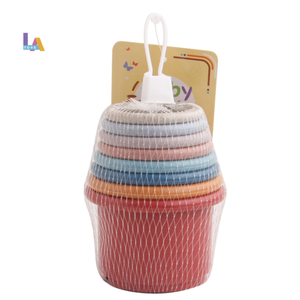 Longthuy fabriqué au Vietnam bébé jouer jouet créatif jouet éducatif bricolage bloc ensemble empilable tasse jouet pour bébé - Product Image 1