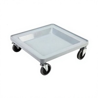 Chariot de rangement pour assiettes et gobelets en plastique pour restaurants commerciaux - Série RD01, options de 9/16/20/25/36/49 compartiments sans poignée