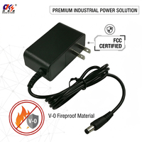 Vente directe d'usine, adaptateurs AC/DC, sortie 5V 6V 12V 15V 24V, connexion par prise murale, adaptateur secteur 15V 1A 15W avec FCC