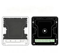 Thermostat à écran tactile LED Saturn TC88, panneau bicolore, contrôleur CVC, conception flexible pour usage hospitalier, ventilo-convecteur/sol chauffant