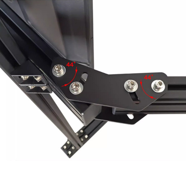 Monitor Stand Connector Assembly LCD Three Screen Four Screen Angle Double Adjustable Adapter Plate Monitor Mounting Plates