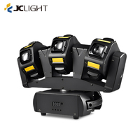 Dj Disco Party Trois Têtes Infinite Beammoving Head Light Rgbw 4in1 Faisceau Rotatif Effet Stroboscopique Disco Dj Lights