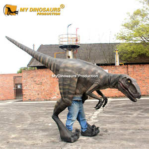 MY Dino-Accesorios <span class=keywords><strong>de</strong></span> película CP51, disfraz <span class=keywords><strong>de</strong></span> Halloween para adultos, dinosaurio, Velociraptor - Product Image 4