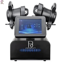 Appareil de massage rotatif 360° pour le corps entier, machine vibrante chauffante de bureau pour amincir, éliminer la cellulite et remodeler le corps