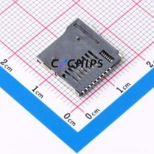 HX TF-CARD H1.8 SY SD Card / Memory Card Connector SMD Connector Self-Return Type MicroSD Card (TF Card) Card Holder 2mm - Product Image 2