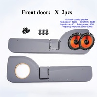 Haut-parleurs de porte en ABS avec porte-gobelets pour Land Cruiser Série 70 HZJ76/HZJ79/HZJ78/LC76/LC79/VDJ76 - Kit audio