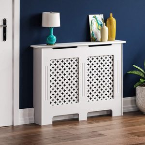 Couvercle de <span class=keywords><strong>radiateur</strong></span> moderne en <span class=keywords><strong>MDF</strong></span> peint en blanc pour le salon, la chambre, la salle de bain et les meubles de maison - Product Image 6