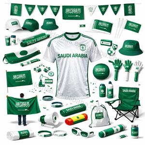 Fan Souvenirs <b>Gift</b> <b>Set</b> Custom Soccer Jersey Scarf Bucket Hat Hand Flag Supporter Kit for Match Day Stadium Events - Product Image 4