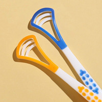 Vente en gros de grattoir à langue nettoyant buccal grattoir à langue jetable brosse à langue