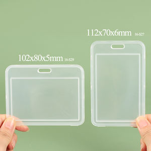 YUZMEI portefeuille en plastique porte-cartes de visite ID crédit porte-cartes de visite affichage en plastique nom d'entreprise carte boîte de rangement - Product Image 2