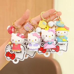 Porte-clés en silicone motif chat <span class=keywords><strong>de</strong></span> dessin animé mignon, pendentif <span class=keywords><strong>de</strong></span> <span class=keywords><strong>sac</strong></span> quotidien avec porte-clés <span class=keywords><strong>de</strong></span> voiture, exquis - Product Image 3