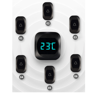 Sonnette de porte connectée intelligente moderne avec 38 mélodies et 150 m de portée pour la maison - Vente en gros - Product Image 6