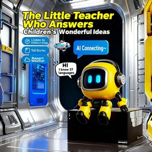 หุ่นยนต์ AI อัจฉริยะ ของเล่น DeepSeek ควบคุมด้วยเสียง สนทนาโต้ตอบได้ ปรับแต่งภาษาได้ สำหรับการศึกษาปฐมวัย พร้อมไฟ LED สำหรับเด็ก - Product Image 3