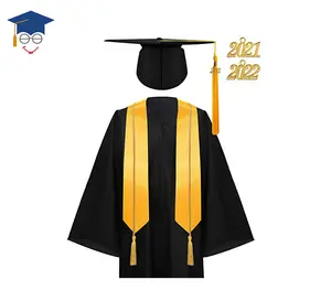 Matte Graduation Cap with 2021 Tassel for Adults High School and Bachelor Master