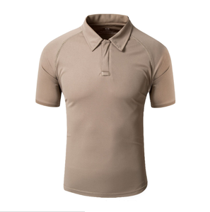 T-shirt tactique camouflage d'extérieur à manches courtes avec passant pour lunettes, poche zippée sur les manches, et fermeture auto-agrippante – Idéal pour le combat et le cosplay - Product Image 4