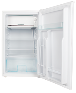 Offre Spéciale Réfrigérateur compact <span class=keywords><strong>de</strong></span> style américain à 6 couleurs avec petit congélateur, étagères transparentes et fentes pour boissons, idéal pour les dortoirs - Product Image 1