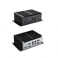 Mini PC Industrial de Doble LAN, Diseño sin Ventilador, Intel Core I5/I7 6.ª-14.ª Generación, Personalizable con WiFi 5G, Caja de Control Industrial