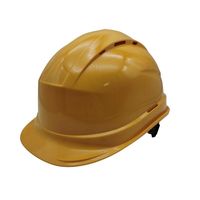 Casque de sécurité ABS pour réglage du bouton et trou d'air casques de sécurité pour chantiers de construction vente en gros