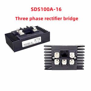 100A SDS100A SDQ100A บริดจ์เรียงกระแสเฟสเดียวสามเฟสพร้อมหม้อน้ำ MDS MDQ100A ชุด 1600V SDS100A-16 SDQ100A-16 - Product Image 4