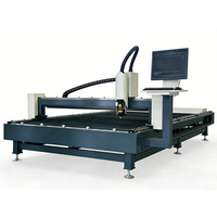 Machine de découpe laser à fibre de bureau mini et économique pour métaux, portable, CNC, refroidissement par eau, installation facile, pour petites entreprises