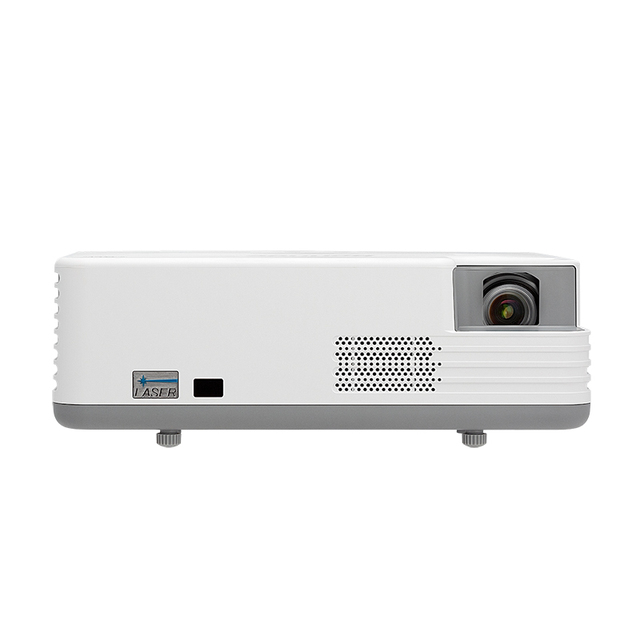 FLYIN DLP 3D Laser Projector with Auto Focus Lens & Built-In Speaker Short Throw for Cinema Education & Business
