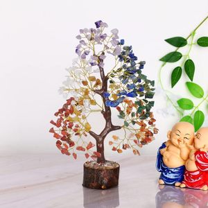 Albero della Vita Artigianale con 7 Chakra in Pietra e Cristallo per Meditazione e Feng Shui |   Regalo di compleanno per donne |   Decorazioni per Casa e Ufficio - Product Image 6