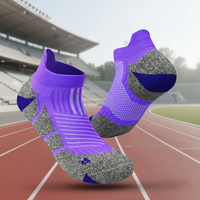 Chaussettes de sport d'été professionnelles pour hommes, tricotées écologiques, pour activités de plein air, course à pied, randonnée, trekking