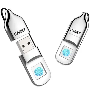 בסיטונאות זיכרון מקל עבור מחשב-EAGET USB דיסק און קי 64gb עט כונן הצפנת טביעת אצבע Pendrive Usb פלאש דיסק 64gb זיכרון מקל אחסון עבור מחשב נייד מחשב