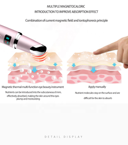 NY Điện Nhăn Remover Nước Nóng Chăm Sóc Mắt Mặt Massager Máy Vẻ Đẹp Mặt Massage Ma Thuật Wand Thiết Bị - Product Image 5