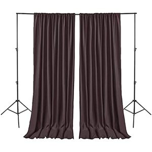 Tenda Decorativa in Spandex per Eventi, Oltre 80 Colori, per Arco Fotografico, Palcoscenico, Sfondo Marrone per Celebrazioni e Compleanni - Product Image 5