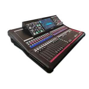 Console de vídeo mixer de áudio, profissional, vídeo dj, dsp, digital 24 canais, gravação de som, sistema de suporte para placa dental