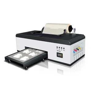 Printer Dtf A3 Roll ke Roll 30cm panas film PET untuk DTF printer inkjet L1800 R1390 DTF desktop Printer dengan perangkat lunak 10.3