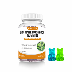 OEM Fungies Lion's Mane Brain Health Gummy Suplemento alimenticio Lions Mane Mushroom Extract Gummies - Product Image 2