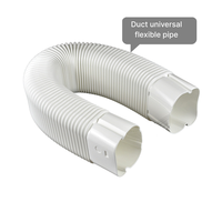 Kit de cache-tuyau décoratif en PVC pour climatiseur mural mini-split, gaine de protection pour ligne de climatisation CVC