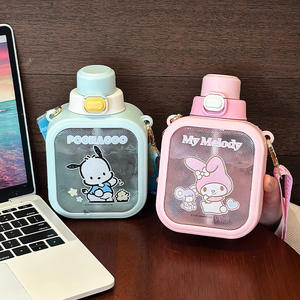 ขวดน้ำเด็กซานริโอ ซินนามอโรล 700 มล. แก้วน้ำพกพาพร้อมสายสะพายสำหรับเด็กผู้หญิงและนักเรียนประถม - Product Image 3