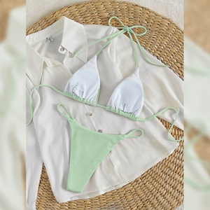 Maillot de bain une pièce pour femmes et jeunes filles, nouveau design tendance, style bikini, vêtements de plage, ensemble de maillots de bain sportifs pour femmes en vente - Product Image 2