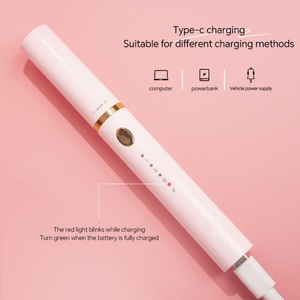 Nouvelle brosse chauffante pour cils 360 °   Recourbe-cils chauffant rechargeable à chauffe rapide de type baguette avec 3 températures - Product Image 2