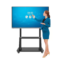 ODM 4K Android 75 pouces panneau LED numérique intelligent écran tactile moniteur affichage interactif tableau blanc interactif intelligent
