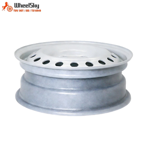 Jantes en acier Wheelsky Factory OEM 15 pouces 15x5.5J 4x100, peinture argentée, quatre branches, pour voiture de tourisme Nissan Note - Product Image 6