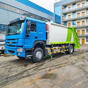 Nuevo Camión Compactador de Basura Sinotruk HOWO 4x2 Euro 2 Diésel con Cargador Trasero para Saneamiento Municipal - Product Image 1