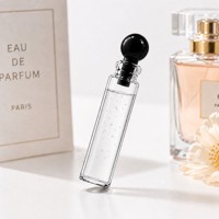 Vente en gros de flacons de parfum miniatures en verre borosilicate rechargeables, étanches, pour voyages, 0,5 ml, 1 ml, 1,5 ml, 2 ml, 3 ml