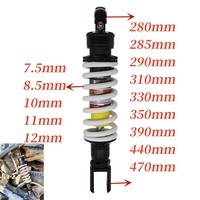 Amortisseur arrière de moto GZYF 400 mm avec ressort de 12 mm pour Honda, Suzuki, Kawasaki 250cc Dirt Bike, extrémité à fourche