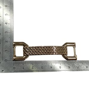 Fibbia per <span class=keywords><strong>Scarpe</strong></span> di Lusso con Motivo a Rete Dorata, Resistente all'Usura, in Lega di Zinco, Accessorio Decorativo per Calzature Maschili - Product Image 4