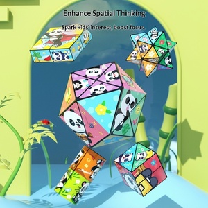 Cubo Infinito Versátil Panda Mini Transfronterizo, Bloques de Construcción Geométricos <span class=keywords><strong>3D</strong></span> de Plástico 2x2x4, Entrenamiento Cognitivo, Alivio del Estrés - Product Image 1