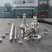 Usinage CNC de haute précision à 5 axes, fraisage de métaux, acier inoxydable, laiton, aluminium, titane, tournage CNC, composants mécaniques