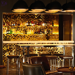 Set Bancone Bar Personalizzato di Nuova Concezione con Mosaico 3D di Alta Qualità per Ristoranti e Bar - Product Image 6