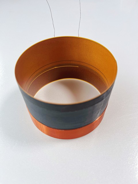 Professional 3" Voice Coil Glass Fiber in OUT Coil 75.5mm High Temperature Resistance Voice Coil for Woofer Speaker Accessories