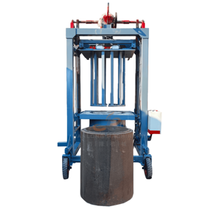 Macchina per la produzione di anelli per tombini prefabbricati, attrezzatura automatica per lo stampaggio di coperture e anelli in cemento per sistemi di fognature e drenaggio - Product Image 1