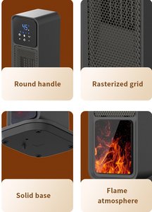 Nuevo Modelo de Calefactor Eléctrico Vertical para el Hogar, Calefacción Instantánea, Soplador de Aire Caliente, Pequeña Llama Solar, Calefactor Oscilante - Product Image 6