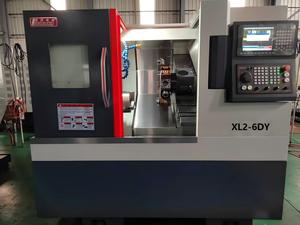 Tornio CNC a letto inclinato con asse Y interpolato per fresatura e tornitura, sistema Fanuc Siemens, <span class=keywords><strong>mini</strong></span> tornio CNC - Product Image 2